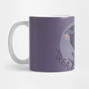 Cute Raven, Peck or Treating! Mug